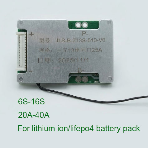 6S-16S 25A-40A Battery Management System for Lithium-ion/Lifepo4 Battery Pack